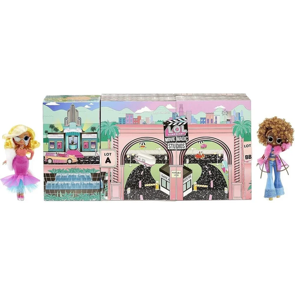 L.O.L. Surprise! OMG Movie Magic Studio w 70 Surprises 12 + 2 Fashion Dolls Set